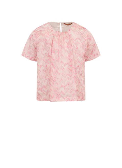 Тишърт с принт 'Zig-Zag' Missoni Kids
