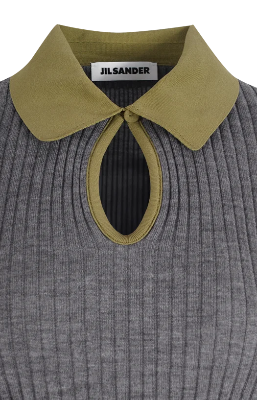 Grey Wool Polo — снимка 2
