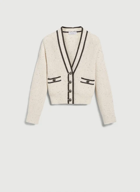Жилетка с контрастни детайли Brunello Cucinelli Kids 12 — снимка 1
