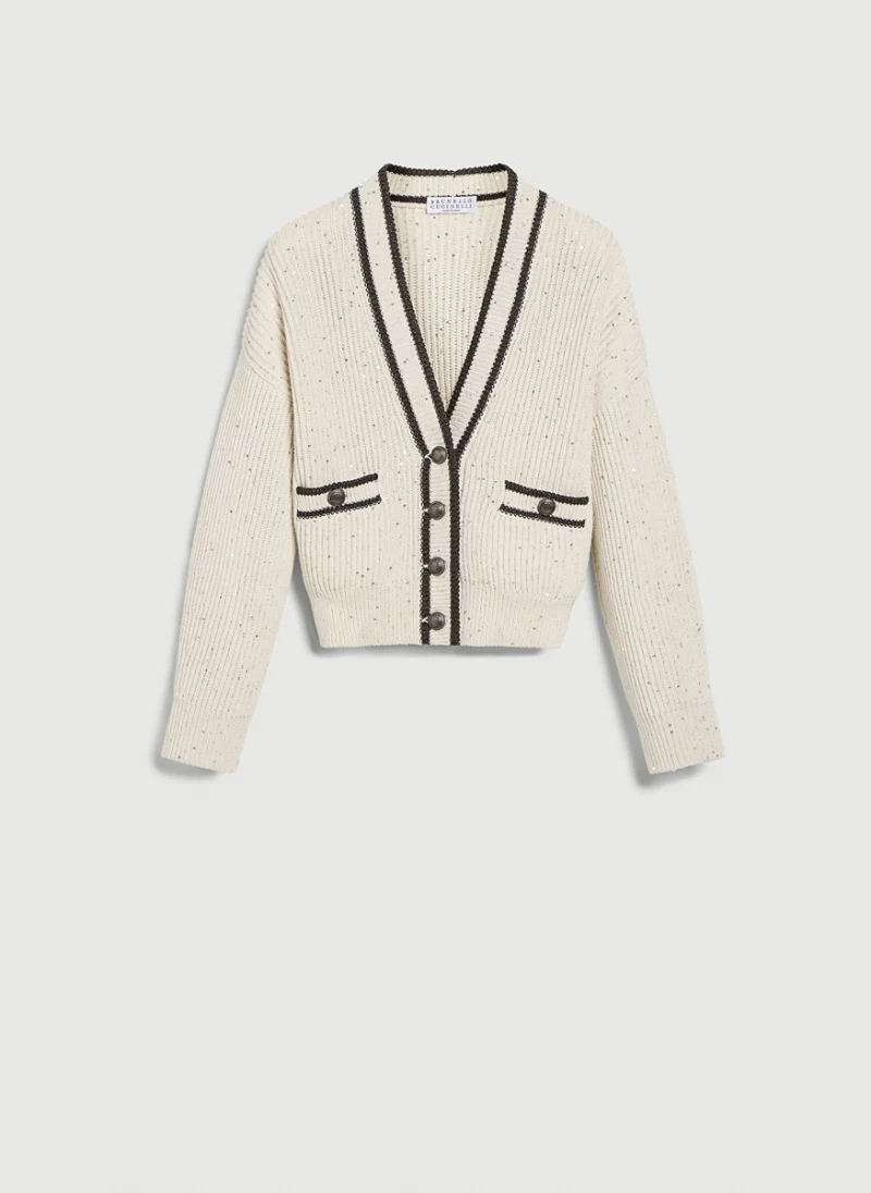 Жилетка с контрастни детайли Brunello Cucinelli Kids 12