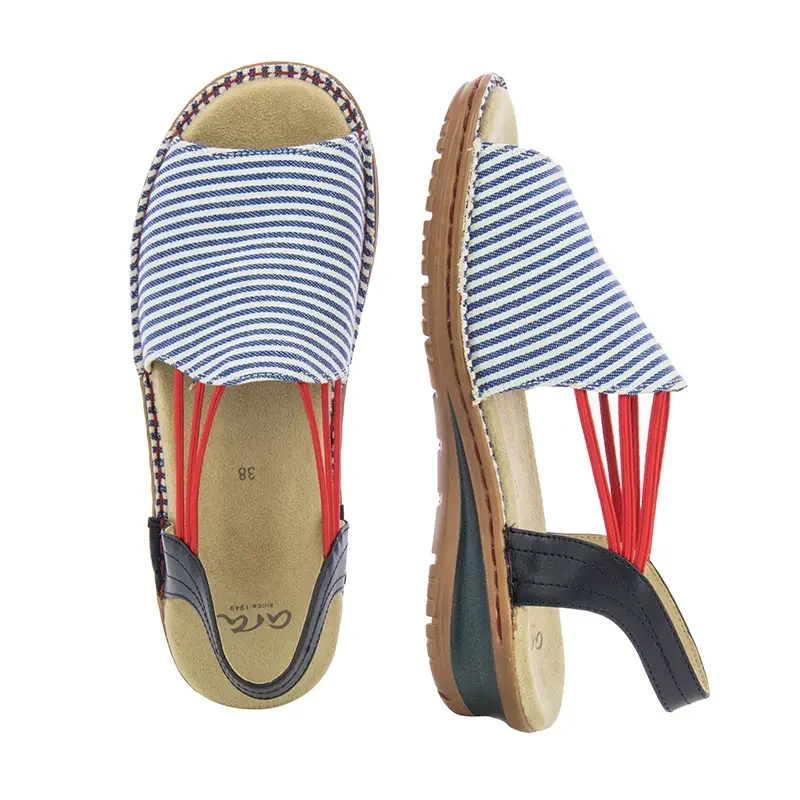 Дамски Сандали Комфорт ARA – 12-27241-79 -CAPRI/NAVY/BLAU — снимка 5