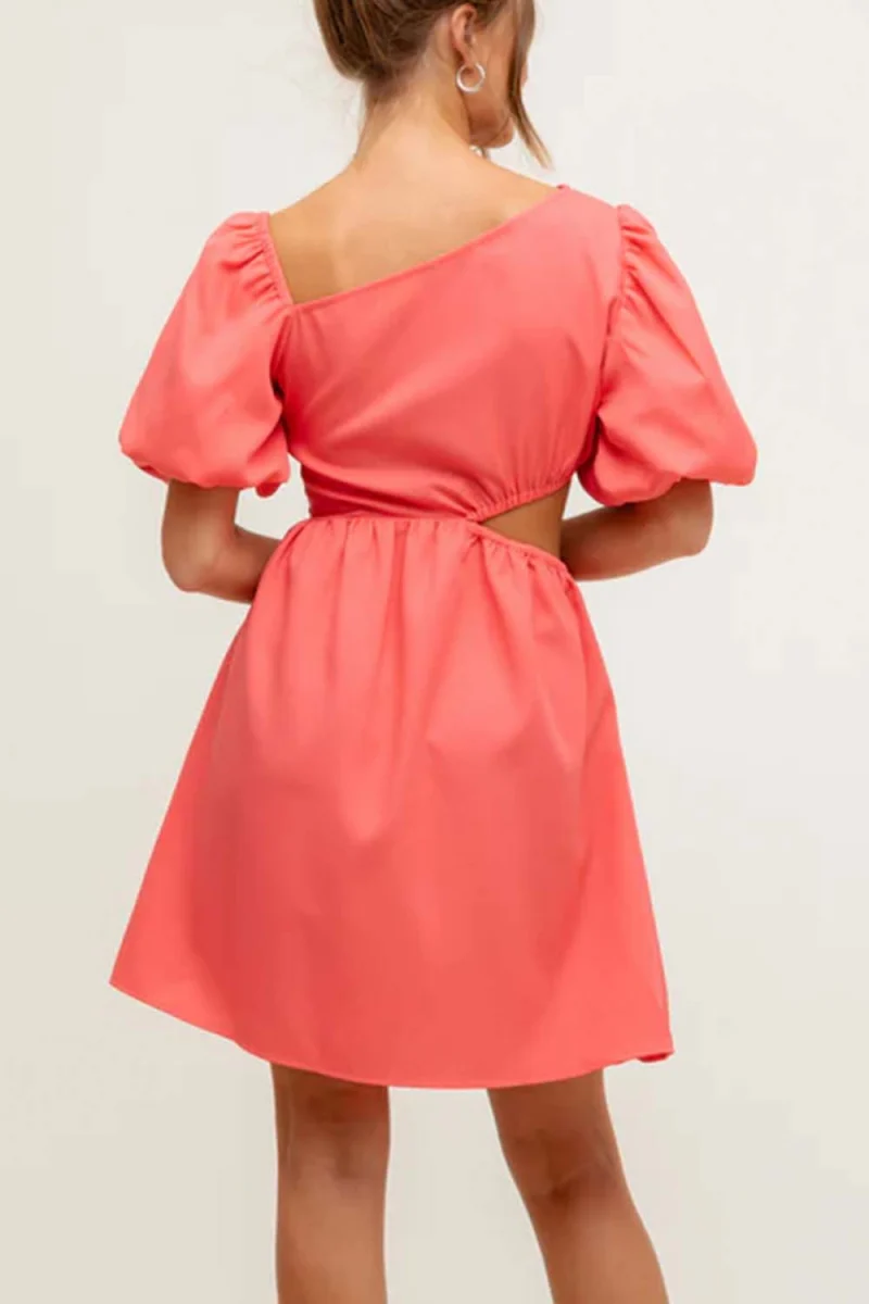 Рокля Armina RUT-23-02-07 coral — снимка 2
