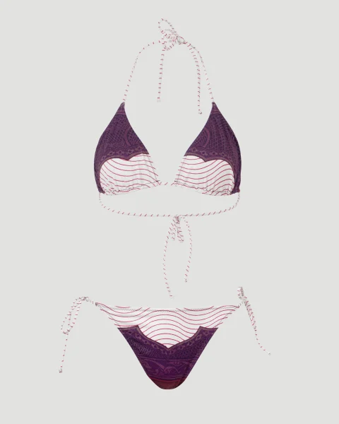 The Burgundy Cartouche Bikini