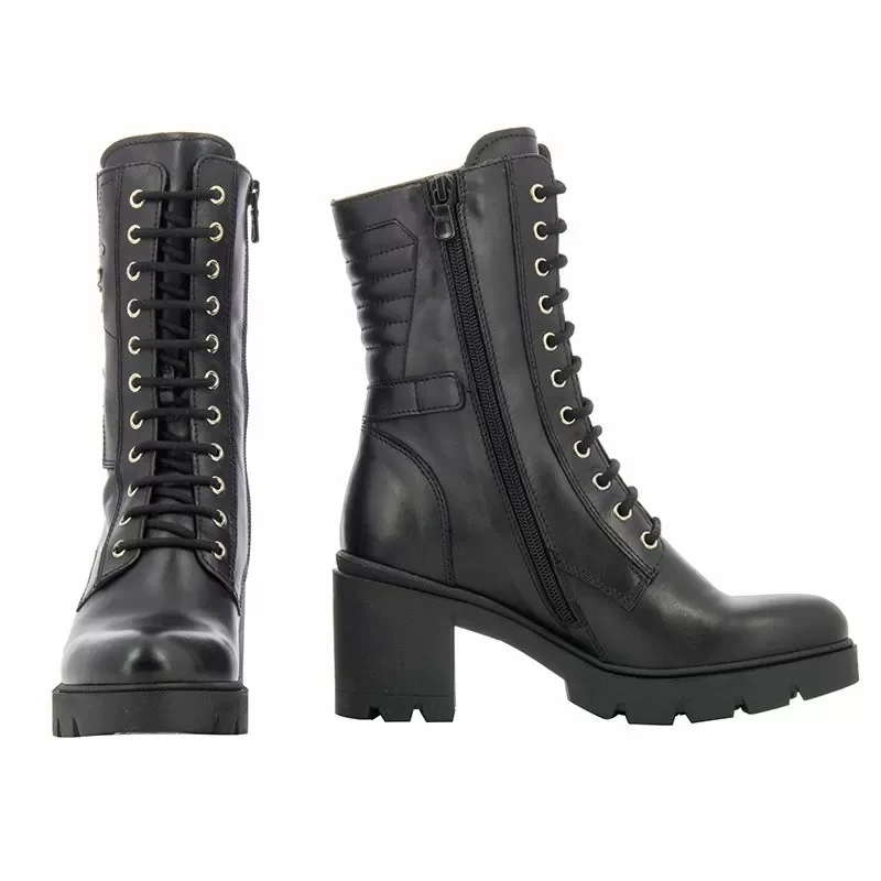 Дамски Боти На Ток NERO GIARDINI – I411902D NERO — снимка 5