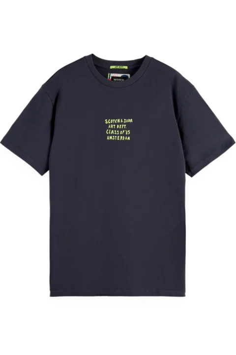 T-Shirt Relaxed-Fit Artwork 181703 021 charcoal art
