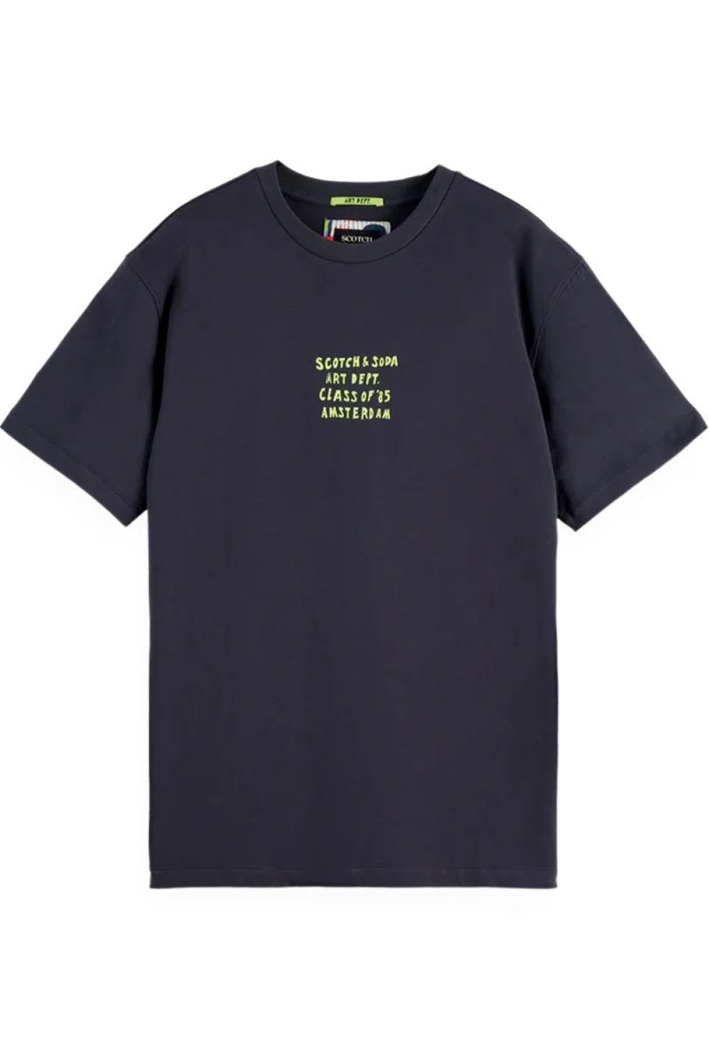 T-Shirt Relaxed-Fit Artwork 181703 021 charcoal art