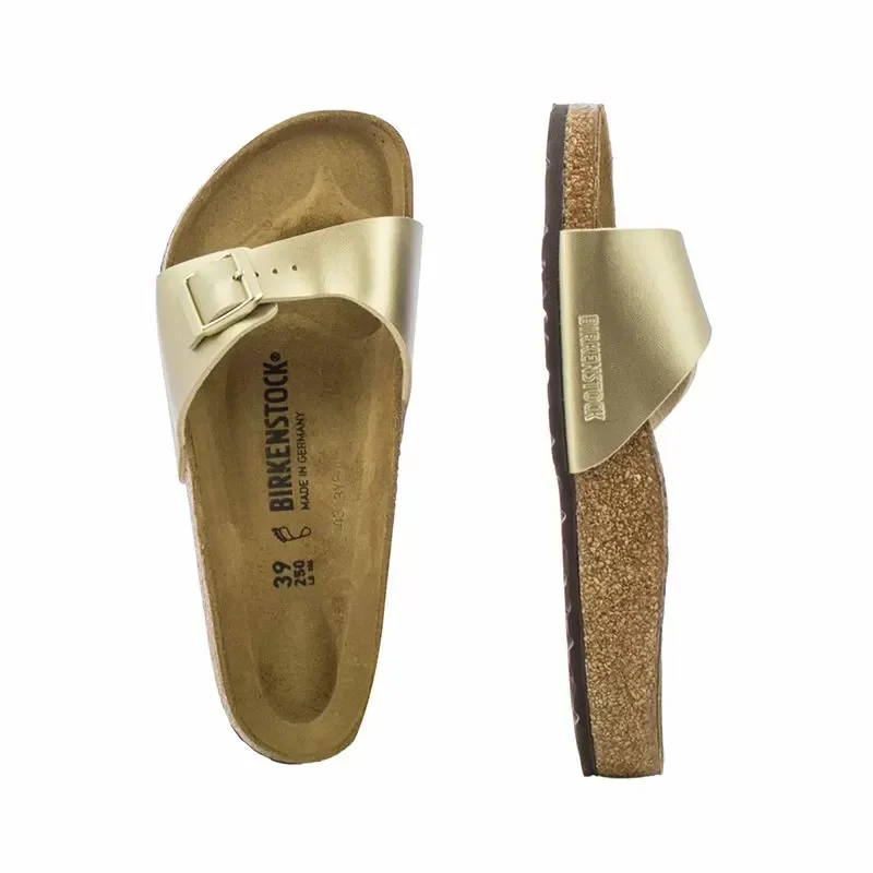 Дамски Чехли Комфорт BIRKENSTOCK – 1016106 MADRID GOLD — снимка 5