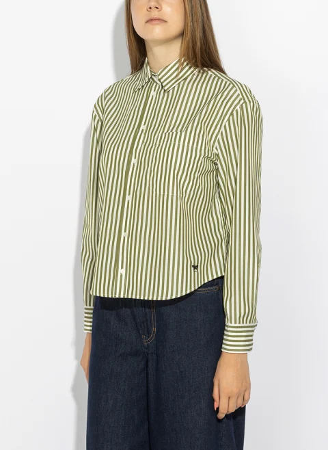 Раирана риза Weekend Max Mara Wkdpanetto — снимка 10