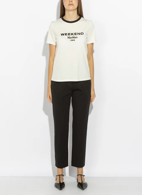 Тишърт с принт Weekend Max Mara Wkdedison — снимка 2
