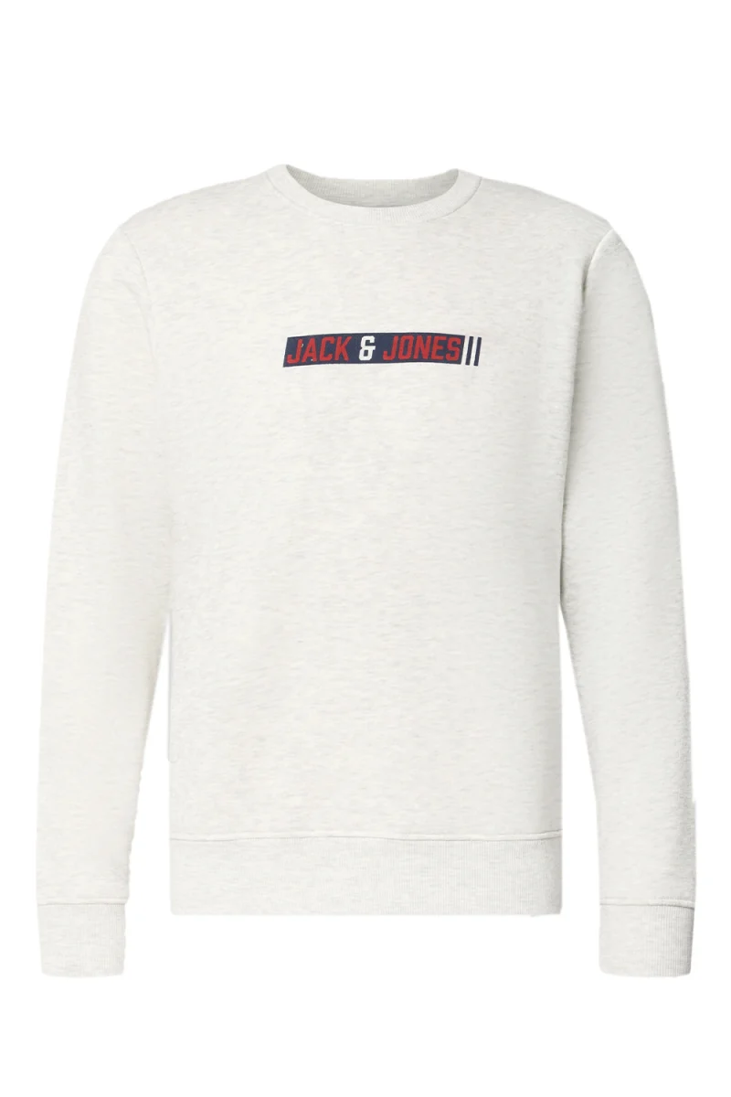 Суичър Jjmunk 12298431 BS000107 white melange