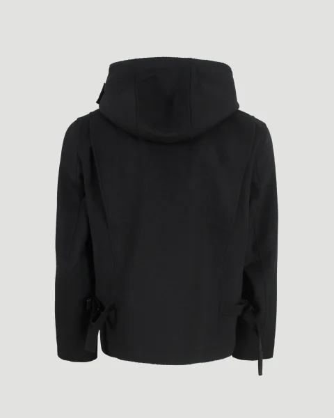 Melton Jacket in Black — снимка 3