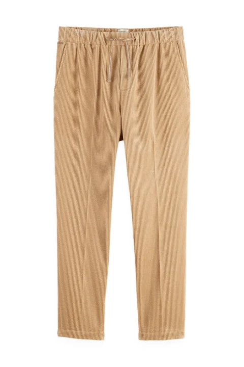 Панталон Fave Cotton Corduroy Loose Tapered Jogger 181187 210 tannin