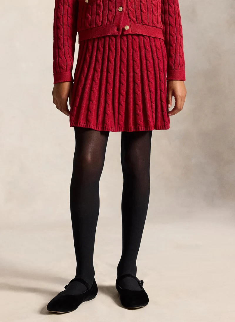 Пола от плетиво 'Cable' Ralph Lauren Kids 2-7