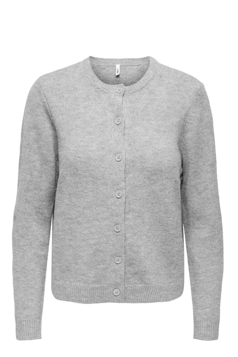 Жилетка Onlolivia O-Neck 15380550 BS000086 light grey melange