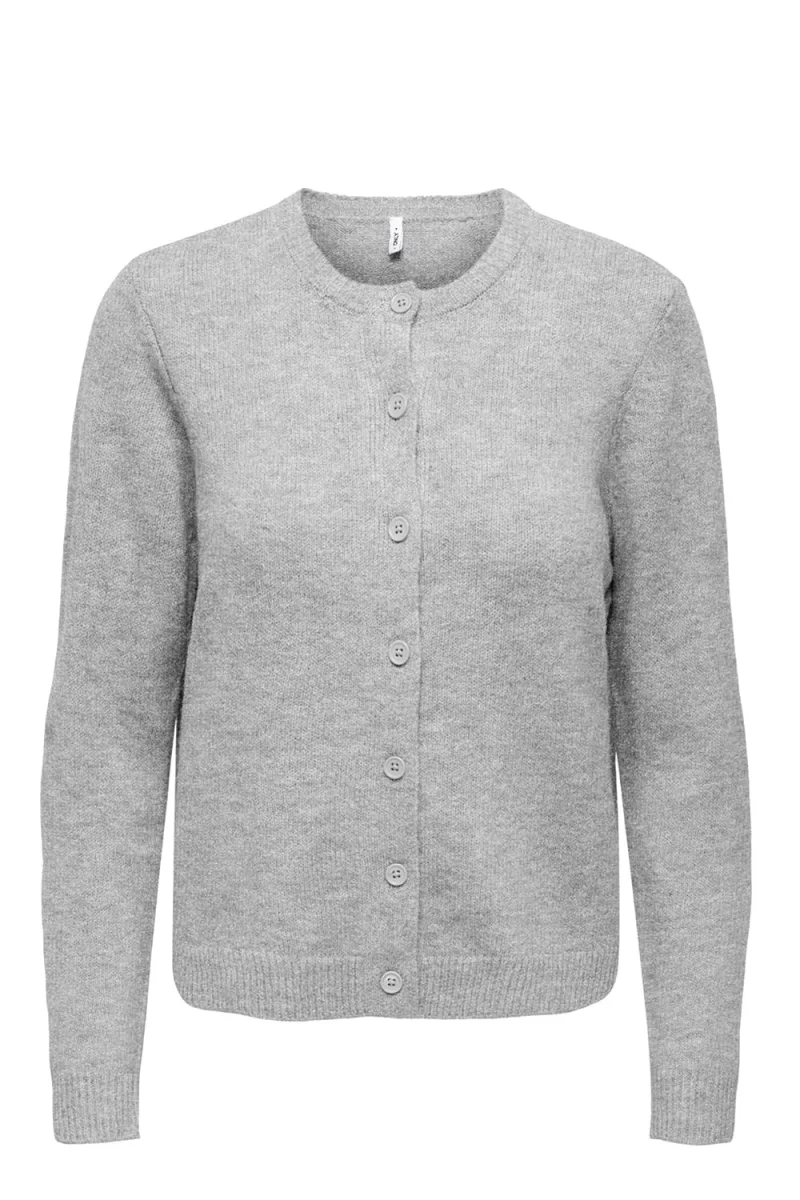 Жилетка Onlolivia O-Neck 15380550 BS000086 light grey melange