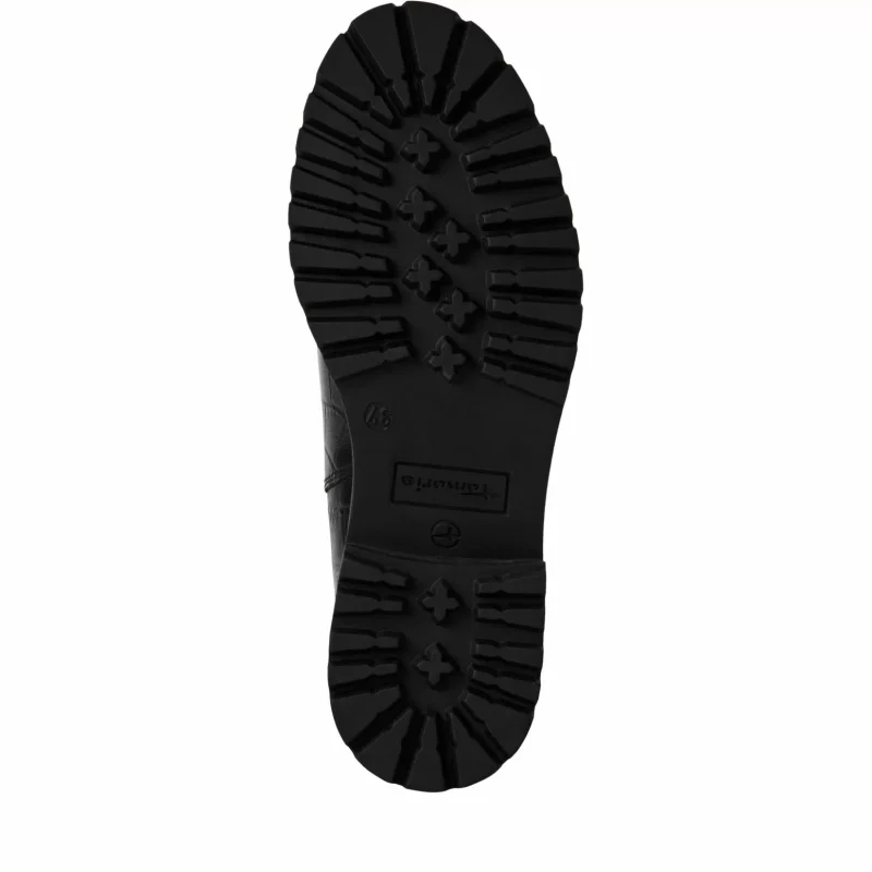 Дамски Равни Боти TAMARIS – 1-25427-41-028 BLACK CROCO — снимка 6