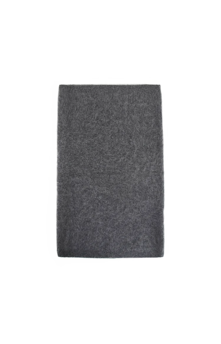 Larry Wool Blend Snood in Anthracite
