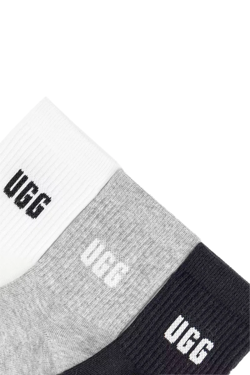 Чорапи (Pack of 3) Quinlin Logo Quarter 1181412 000M nimbus/grey heather/black — снимка 2