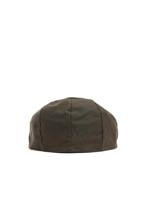 Шапка Cheviot Wax Flat MHA0294 ol11 olive — снимка 2