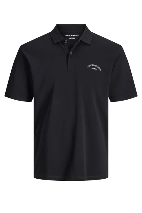 Polo Jjcollege Logo Ss 12288360 C-N10 black