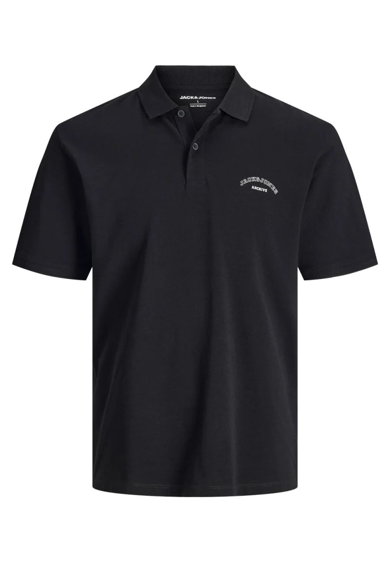 Polo Jjcollege Logo Ss 12288360 C-N10 black