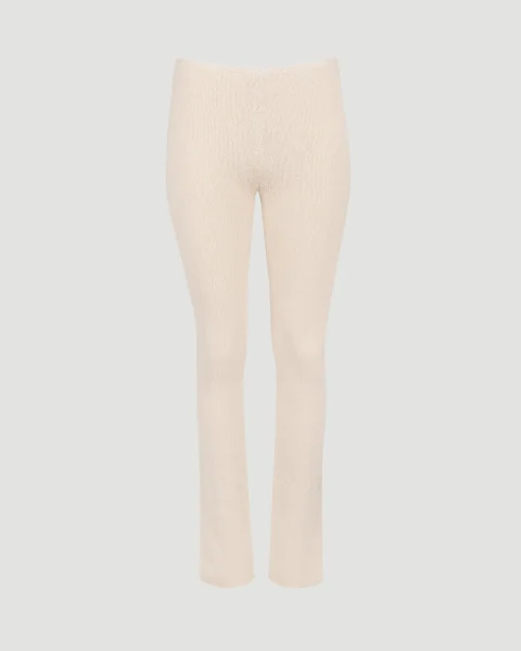 Crochet Pants in Cream