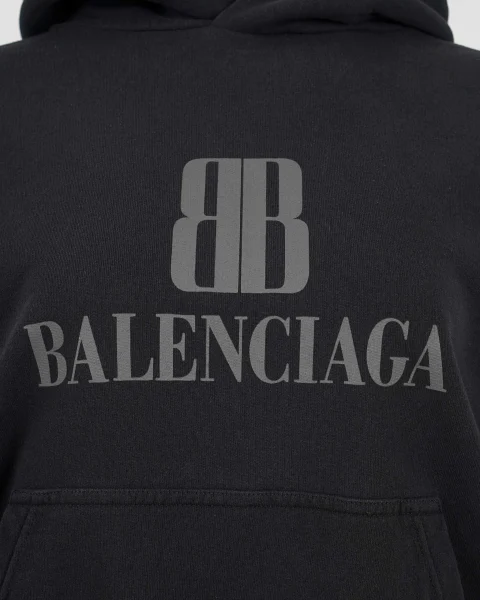 Nano BB Hoodie Medium Fit in Black Faded — снимка 2