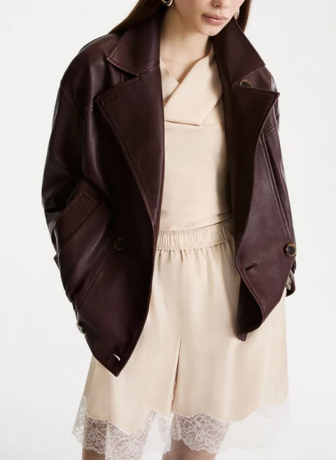 Кожено яке 'Pea Coat' Marella Mlspallore — снимка 10