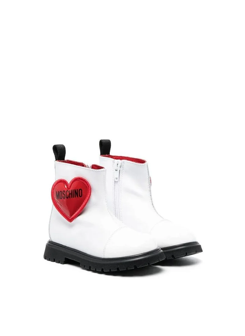 Боти 'Heart Motif' Moschino Kids