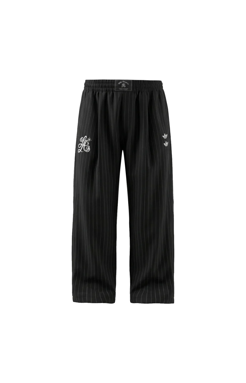 Pinstripe Pants in Black