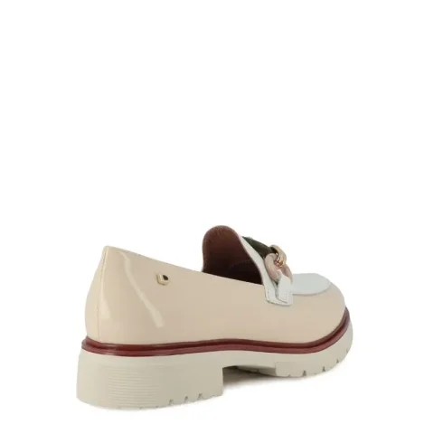 Дамски Лоуфър DONNA SERENA – 8B5600DM GOLDES BEIGE/WHITE — снимка 2