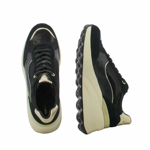 Дамски Сникърс GEOX – D45WAA D SPHERICA BLACK — снимка 5