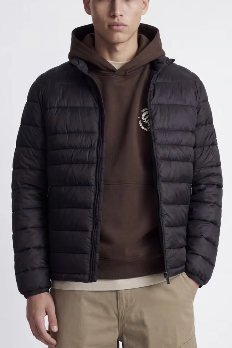 Яке Jjekingsley Light Puffer Collar 12298868 C-N10 black — снимка 2