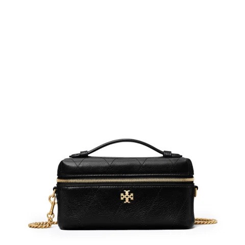 Дамска черна чанта Charlie TORY BURCH — снимка 1