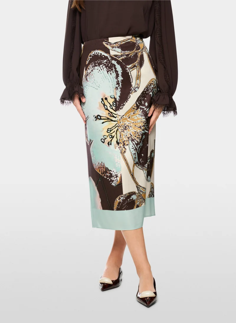 Пола с принт Marc Cain Collections