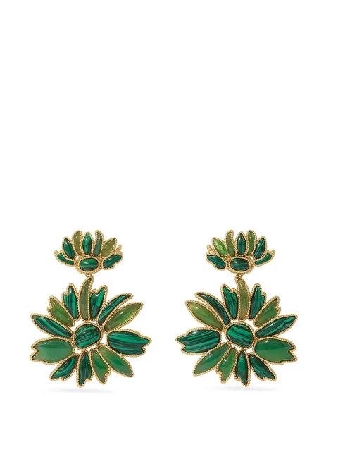 Обеци с флорален дизайн 'Botanica Dangles' Zimmermann