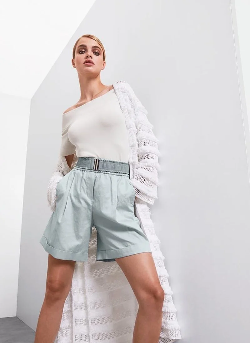 Къс панталон с връзки 'Witten' Marc Cain Collections — снимка 5