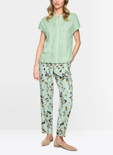 Блуза с дантела Marc Cain Collections — снимка 2