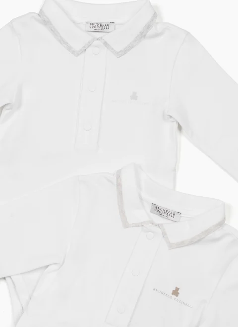 Сет бодита Brunello Cucinelli Kids 9-12M — снимка 2
