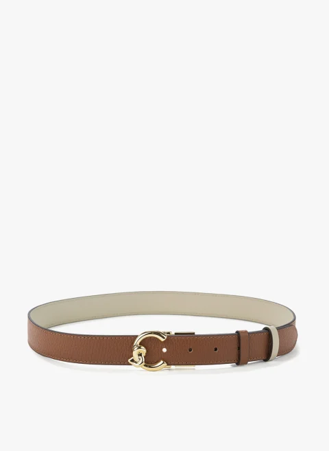 Двулицев колан с лого катарама Coccinelle C-Me — снимка 4