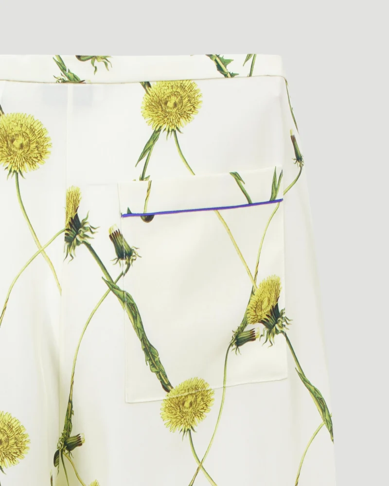 Dandelion Silk Pyjama Trousers in Sherbet — снимка 3