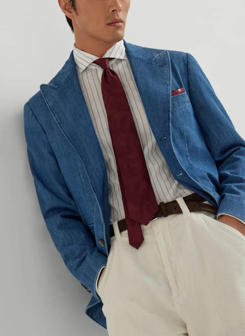 Сако от деним Brunello Cucinelli