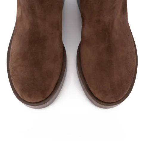 Дамски кафяви ботуши Casadei — снимка 8