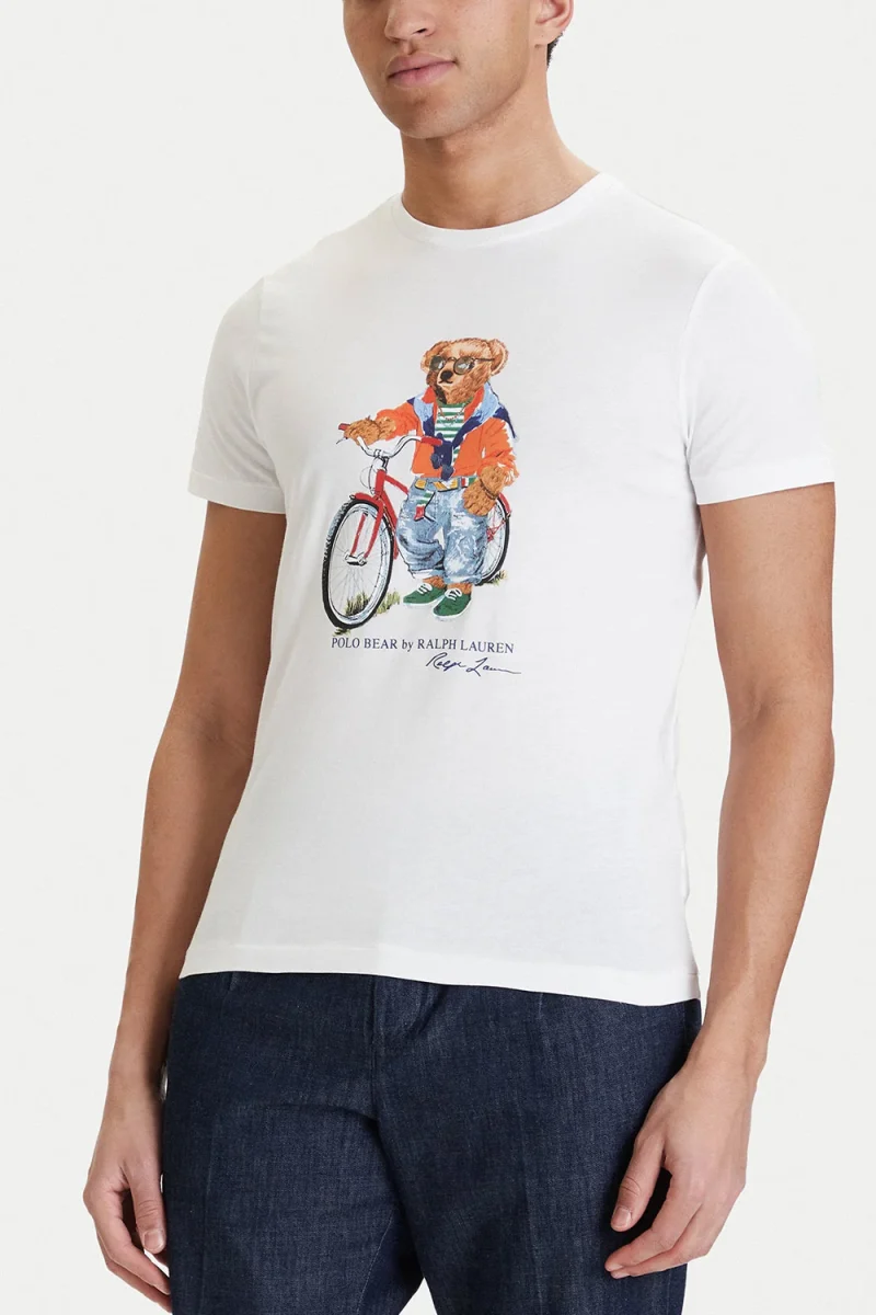 T-Shirt Jersey-Knt 710B16612002 100 white — снимка 2