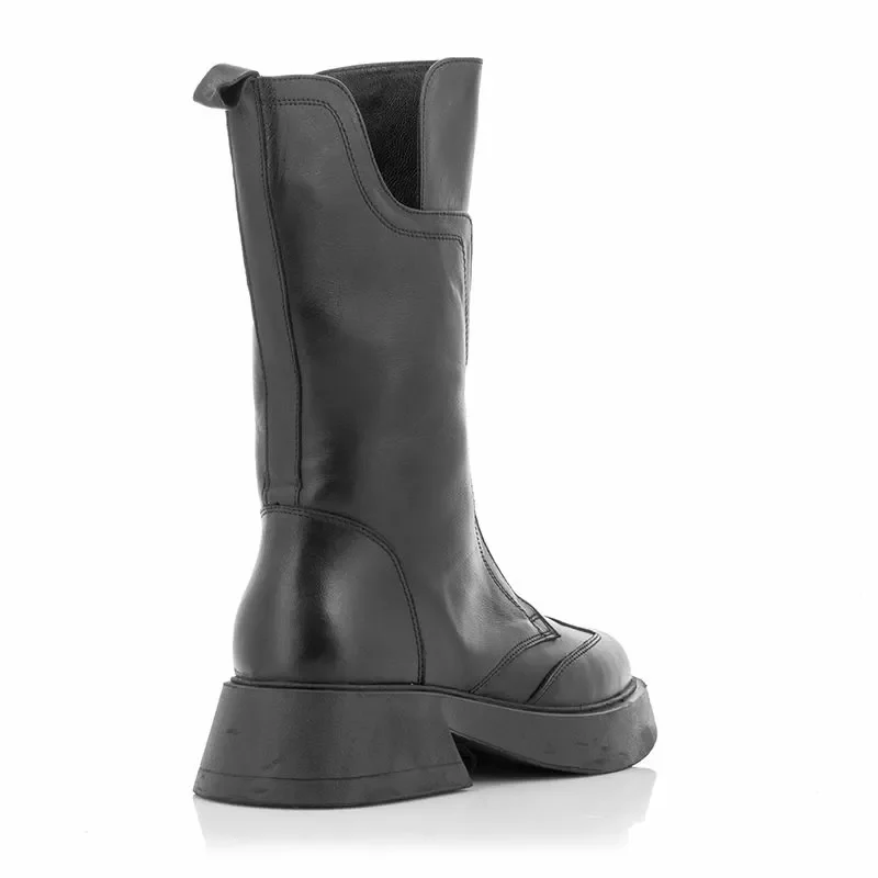Дамски Кубинки CARLO FABIANI – 99 CRAZY HI BLACK — снимка 2