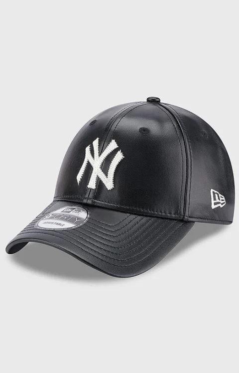 Кожена шапка NEW YORK YANKEES — снимка 4