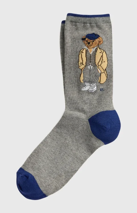Чорапи от памучен блен Polo Bear