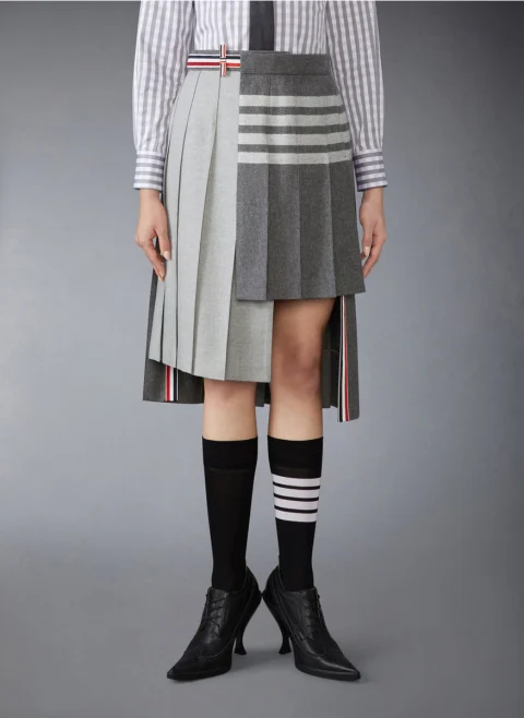 Плисирана пола 'Multi-layer' Thom Browne — снимка 1