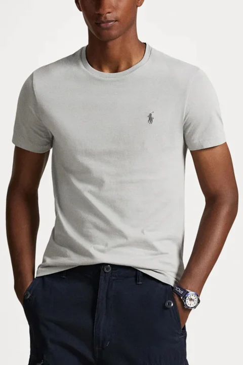 T-Shirt Jersey-Ssl 710671438458 020 grey — снимка 2