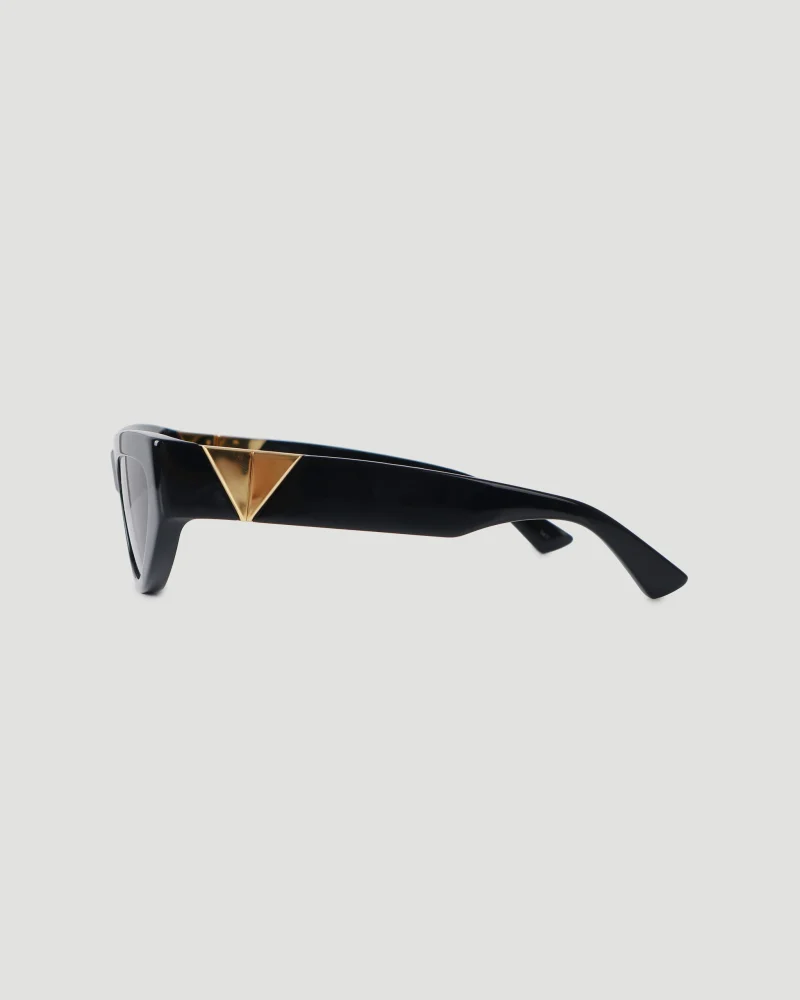 Cat-Eye Sunglasses in Black — снимка 2